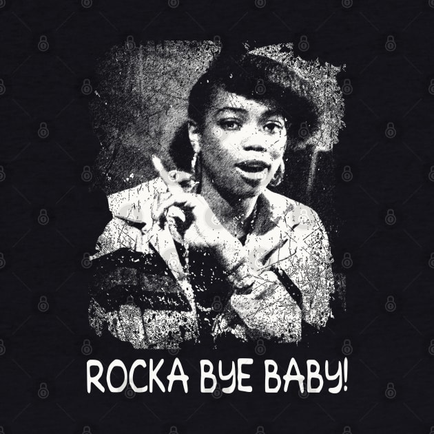 Retro Art Rocka Bye Baby by Black Demon Bear